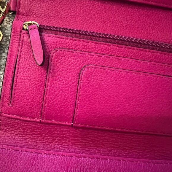 Michael Kors fuchsia multi function wristlet - Picture 3 of 7